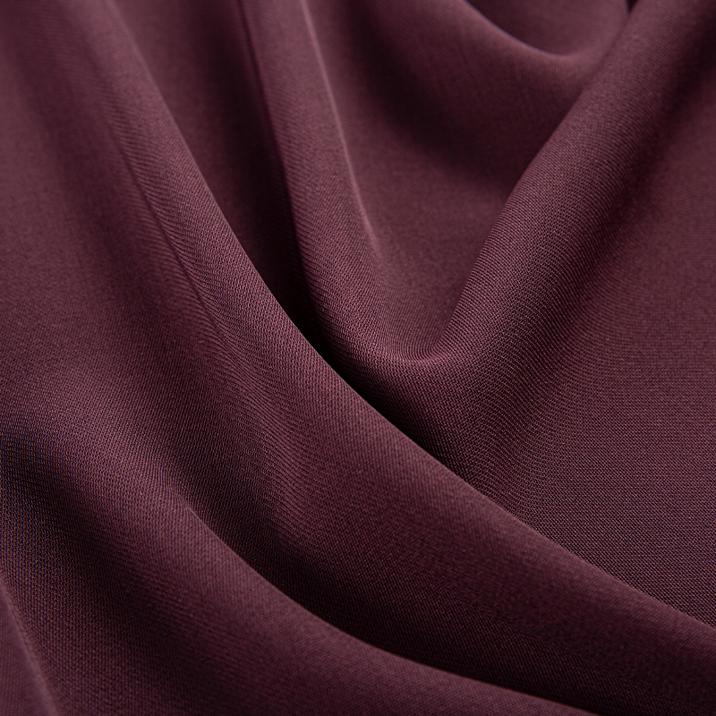 HY587 230GSM Imitatieacetaat Lelis Donkerpaarse meshstof voor dameskleding en sportkleding