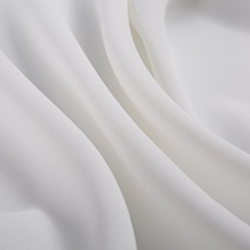 DS529 CEY Witte dubbelzijdige gebroken kaartcomposietstof voor zakelijke kleding en functionele uniformen