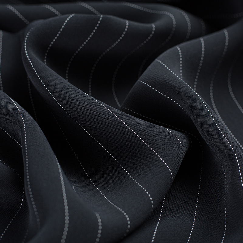 DS52(HY129) 236GSM 99%P 1% Rayon CEY Rayon Gestreepte CEY-stoffen
