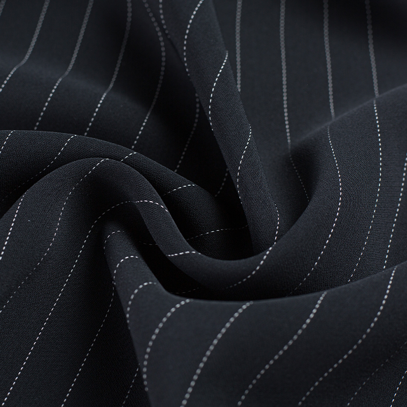 DS52(HY129) 236GSM 99%P 1% Rayon CEY Rayon Gestreepte CEY-stoffen